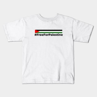 Free Palestine Campaign Kids T-Shirt